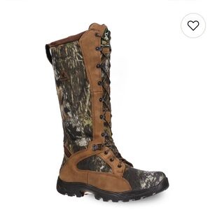 Rocky Camouflage and Brown Hunting Boots